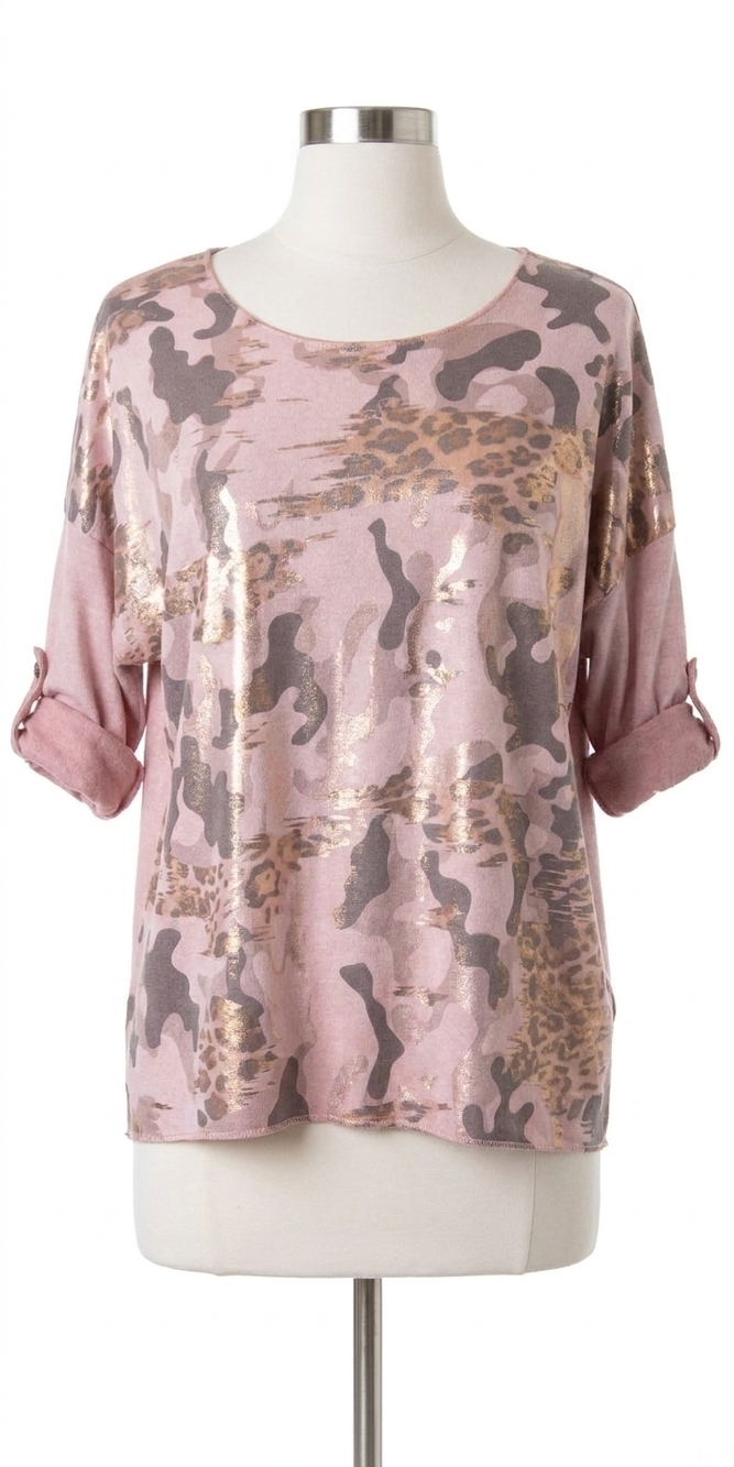 NEW GIGI MODA di svago sweater in pink